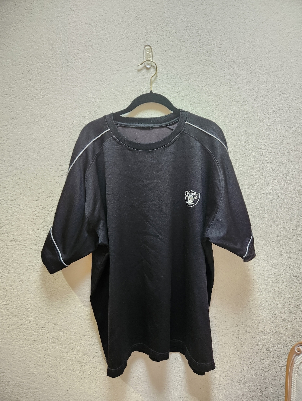 Vintage NFL Oakland Raiders Embroidered Crew Neck Shirt 2XL